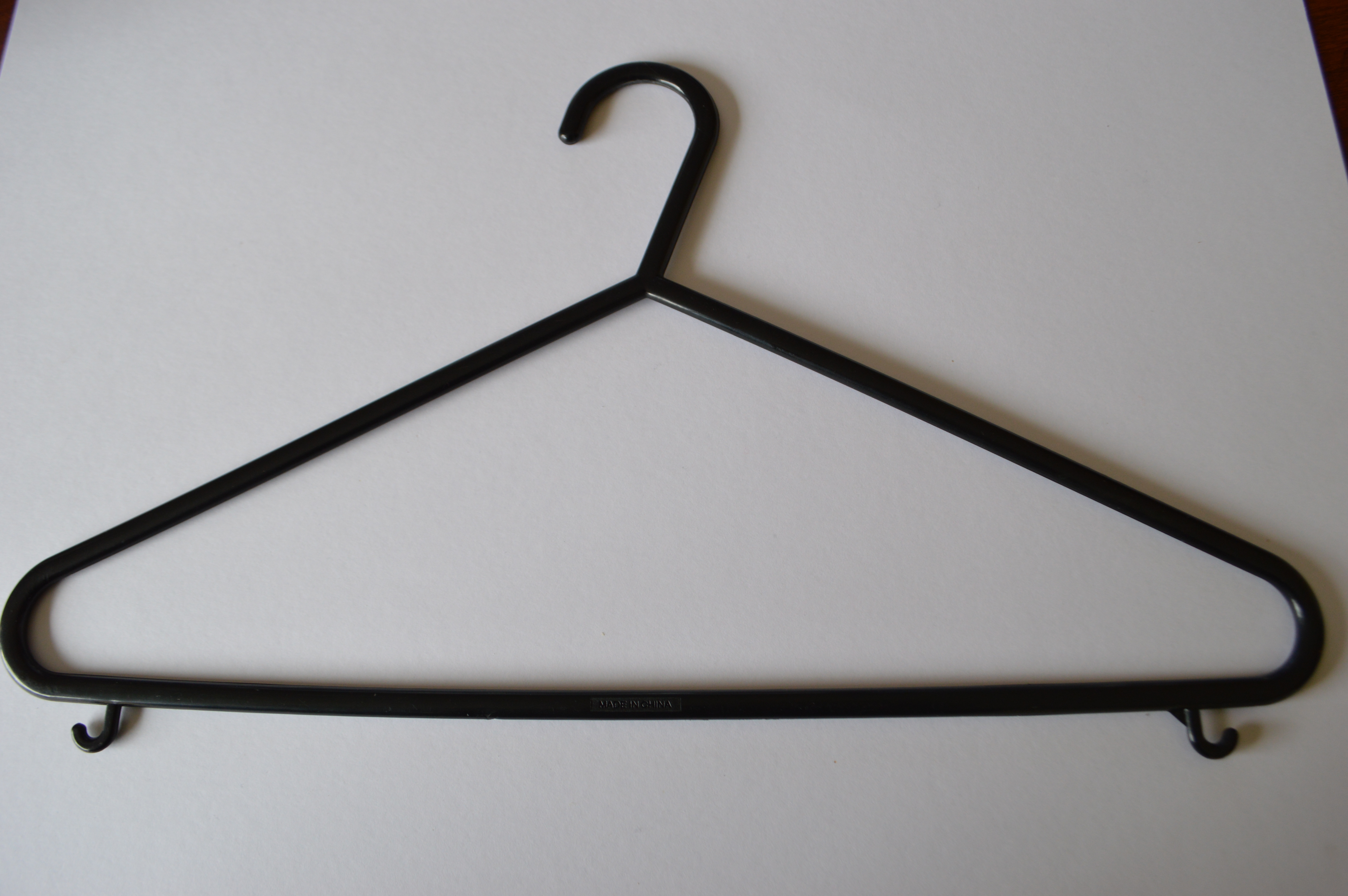 Image of plastic coat hanger