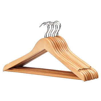 Image of wooden coat hanger